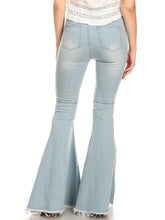 Load image into Gallery viewer, Bell Bottom High Waist Denim Jeans Flare Pants