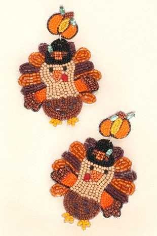 Thanksgiving Turkey Earrings