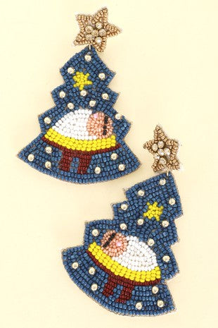 Nativity Beaded Earrings