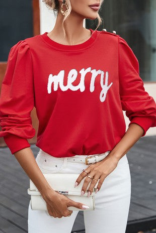 Merry Pearl Button Shirt