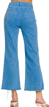 Load image into Gallery viewer, Frayed hem bootcut pants
