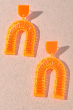 Load image into Gallery viewer, Neon Thread Wrap Earrings
