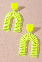 Load image into Gallery viewer, Neon Thread Wrap Earrings
