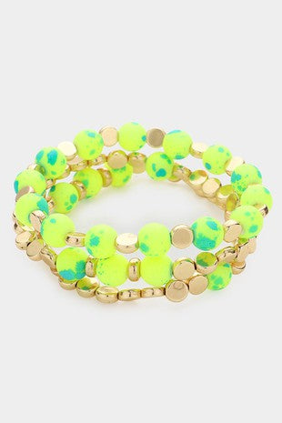 Paint Splash Stretch Bracelets