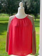 Load image into Gallery viewer, Miss Me GeoPrint Blouse
