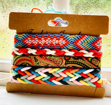 Load image into Gallery viewer, Boho Vibes Rope Bracelet Set In Multi
