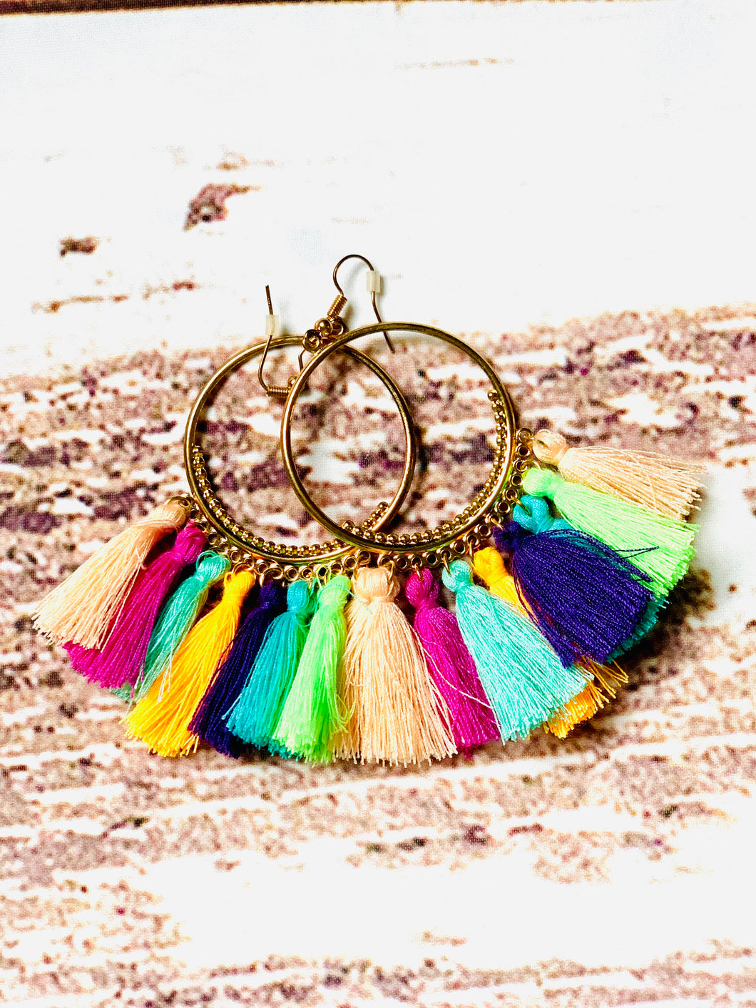 Tassel Earrings In Multi