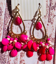 Load image into Gallery viewer, Beaded Dangle Chandelier Earrings
