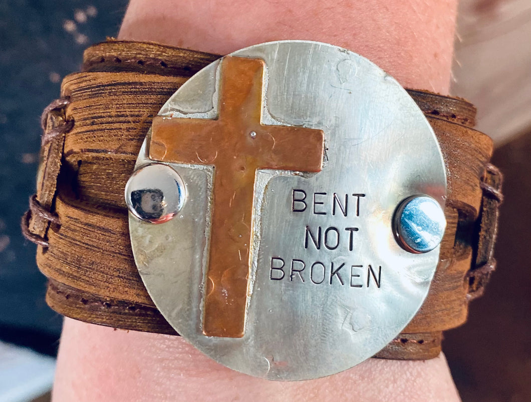 Bent Not Broken Bracelet