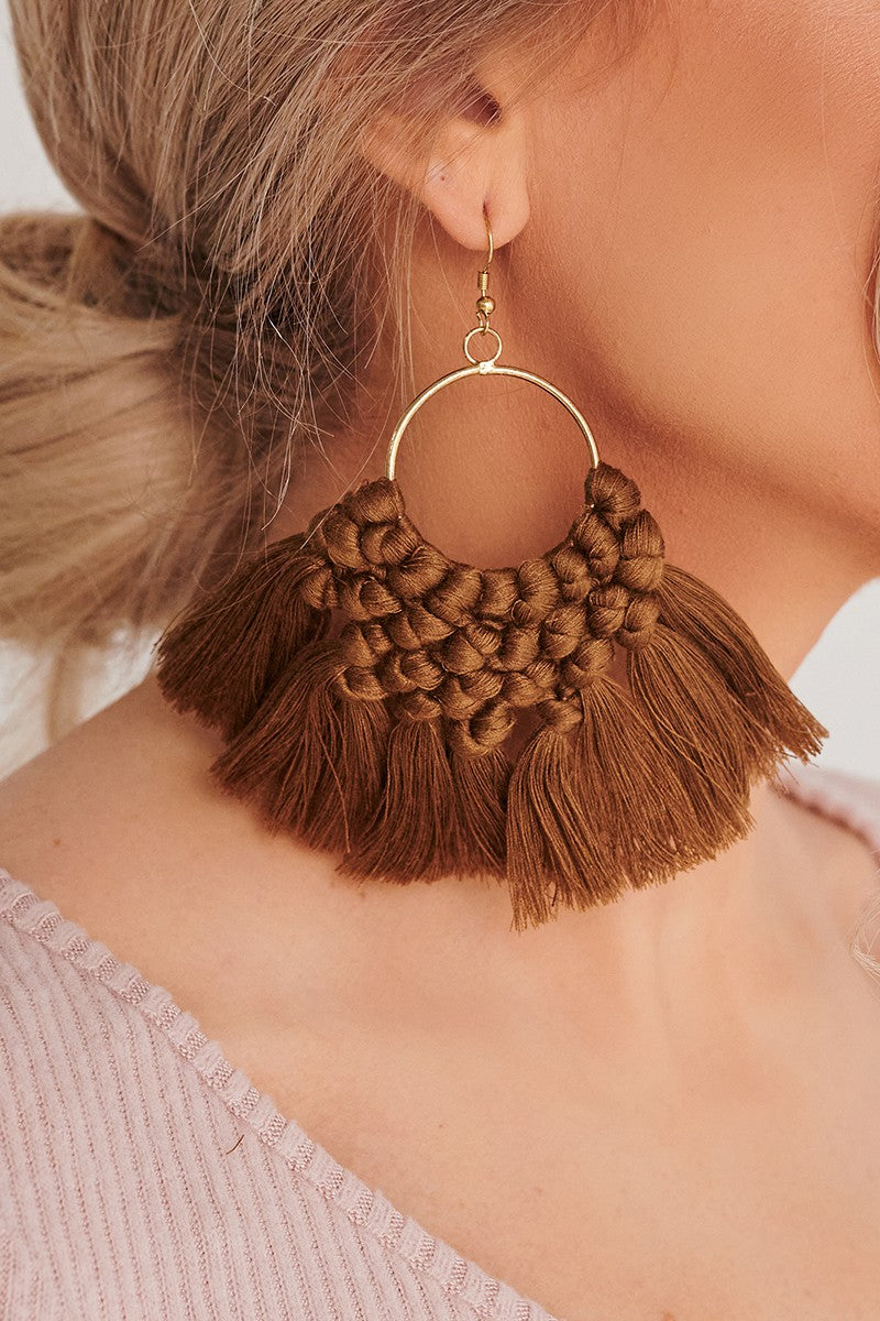 Macrame Magic Earrings