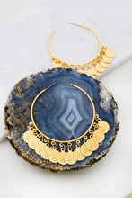 Load image into Gallery viewer, Coin Hoop Earrings
