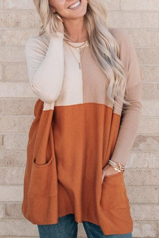 Colorblock Sweater