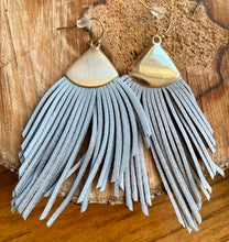 Load image into Gallery viewer, Leather Fringe Earrings
