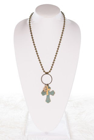 Chelsea Cross Necklace