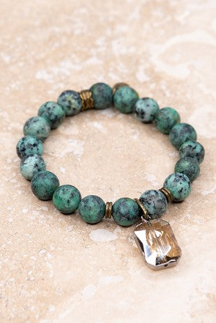 Maya Turquoise Stretch Bracelet