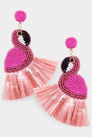Flamingo Earrings