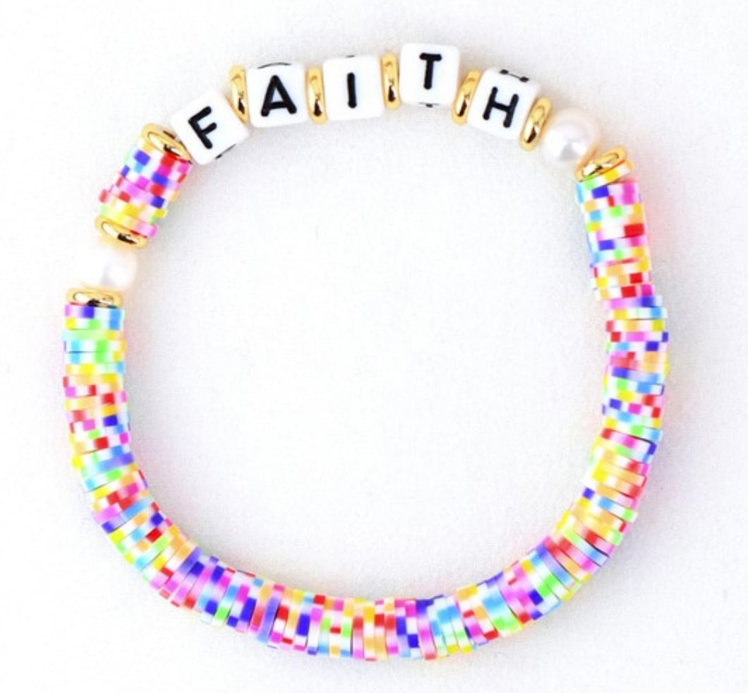 “Faith” Stretch Bracelets