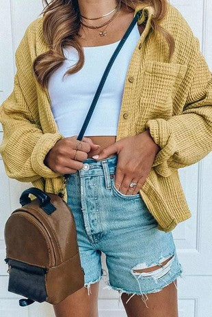 Lana Corded Shacket