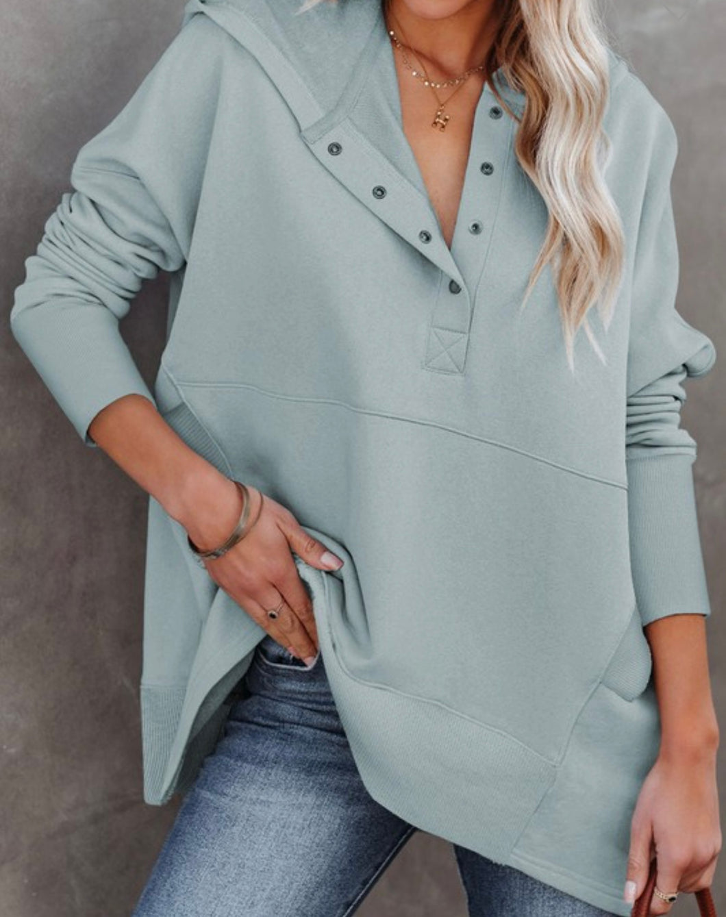 Henley Sweatshirt