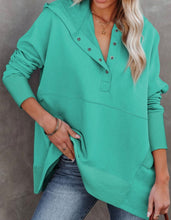 Load image into Gallery viewer, Henley Sweatshirt
