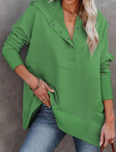 Load image into Gallery viewer, Henley Sweatshirt
