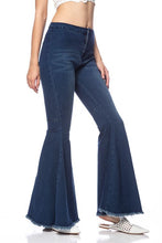 Load image into Gallery viewer, Bell Bottom High Waist Denim Jeans Flare Pants
