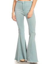 Load image into Gallery viewer, Bell Bottom High Waist Denim Jeans Flare Pants
