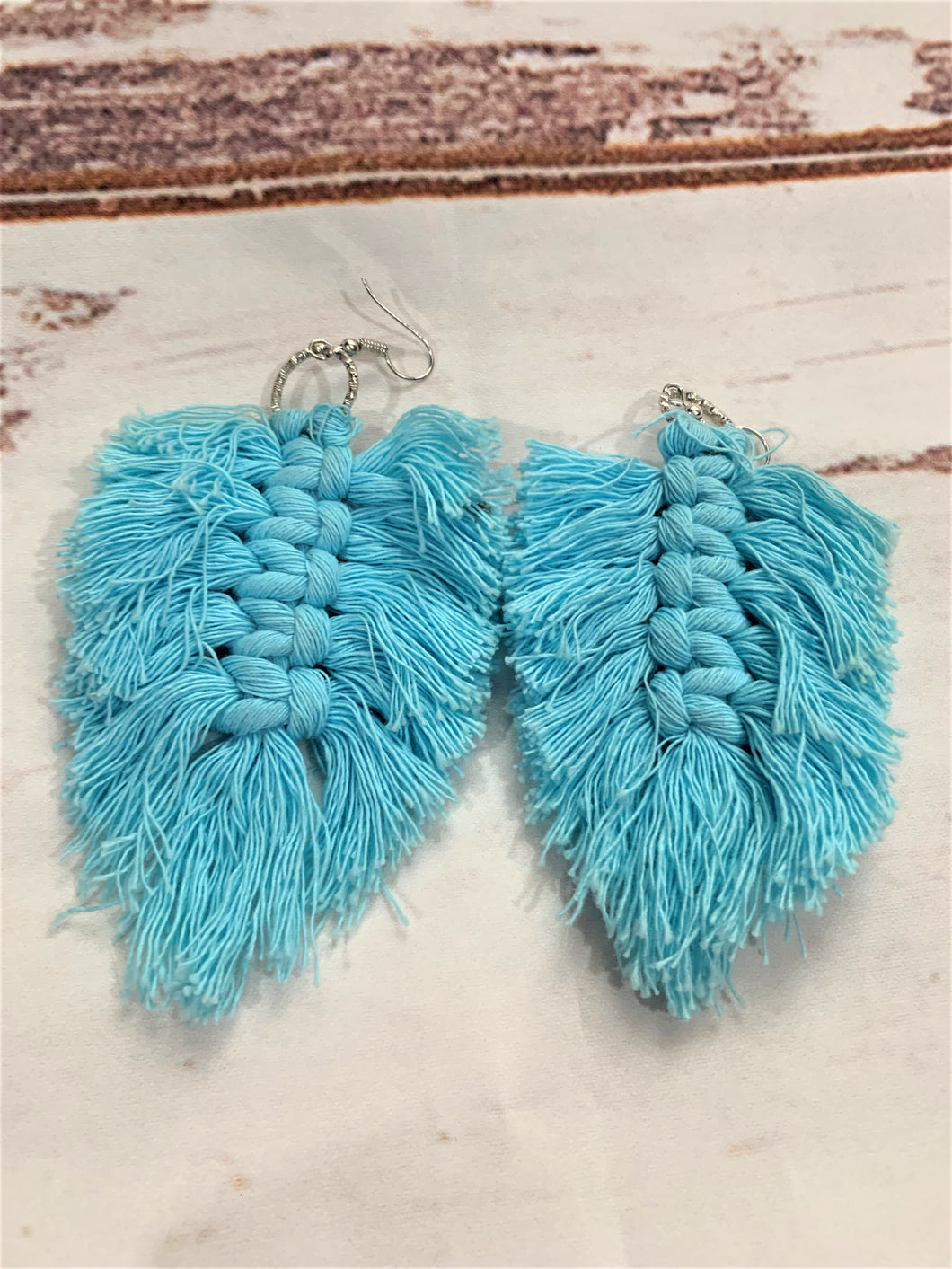 Macrame' Fringe Earrings