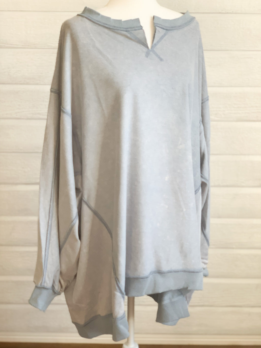 Oversized Mineral Washed Sweatshirt