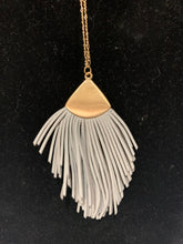 Load image into Gallery viewer, Leather Fringe Necklace
