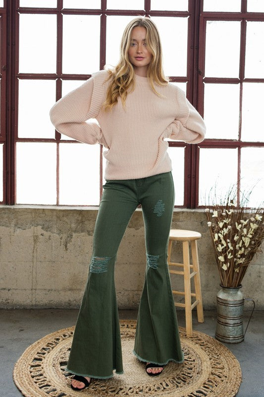 Olive Bell Bottoms