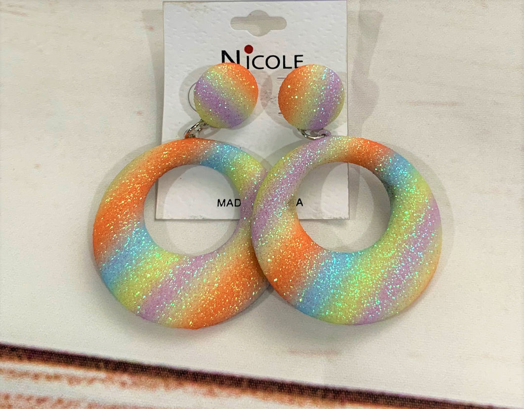 Candyland Disc Earrings