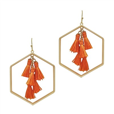 Orient Inspired Drop Earrings