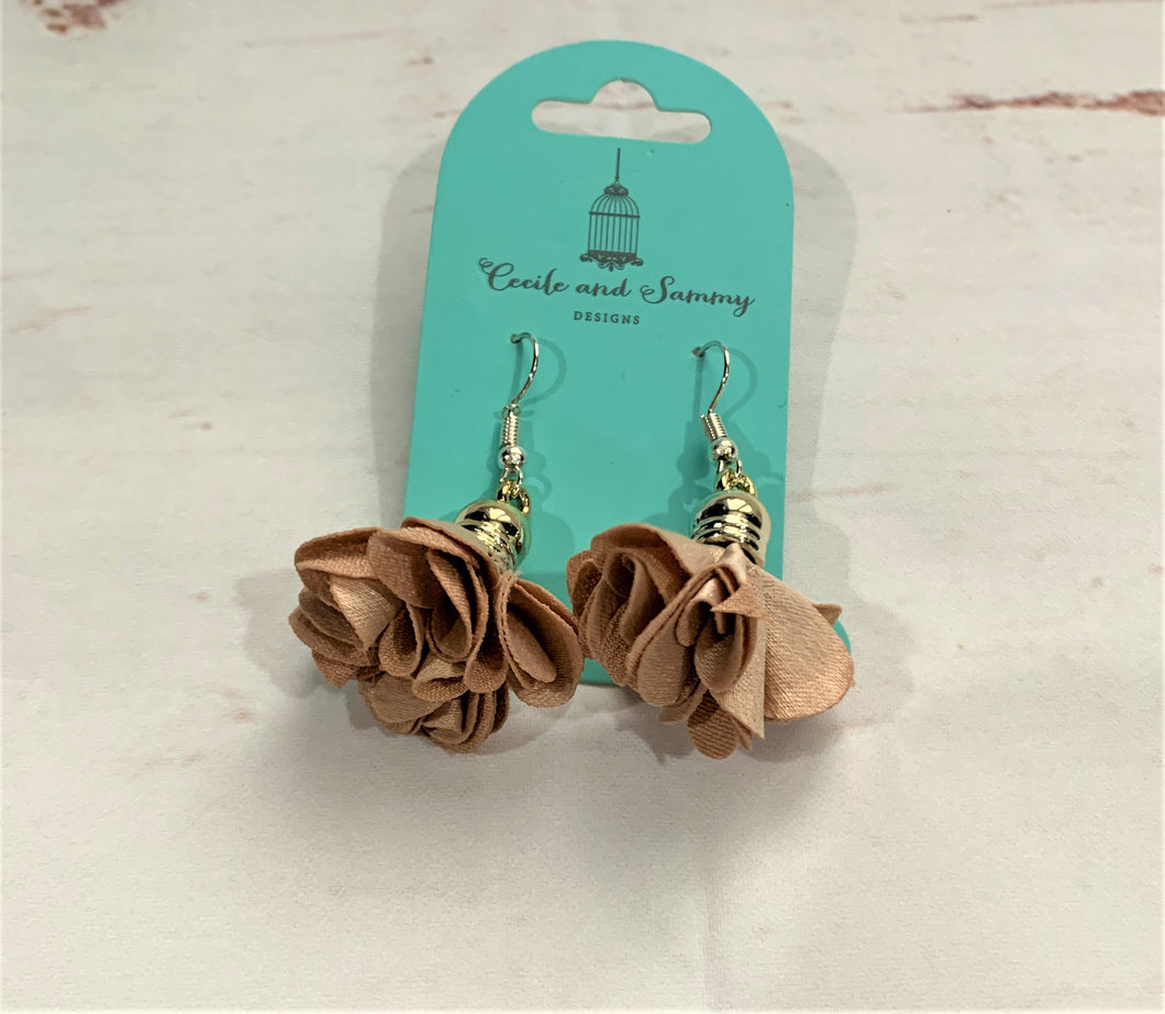 Rose Petal Earrings