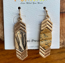 Load image into Gallery viewer, Semi-Precious Stone Earrings
