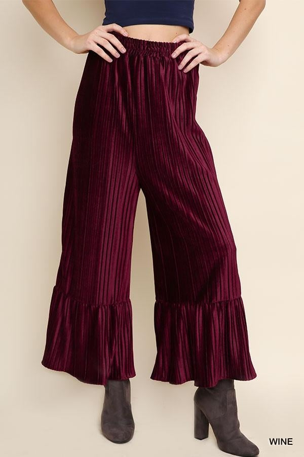 Life of the Party Velvet Pants